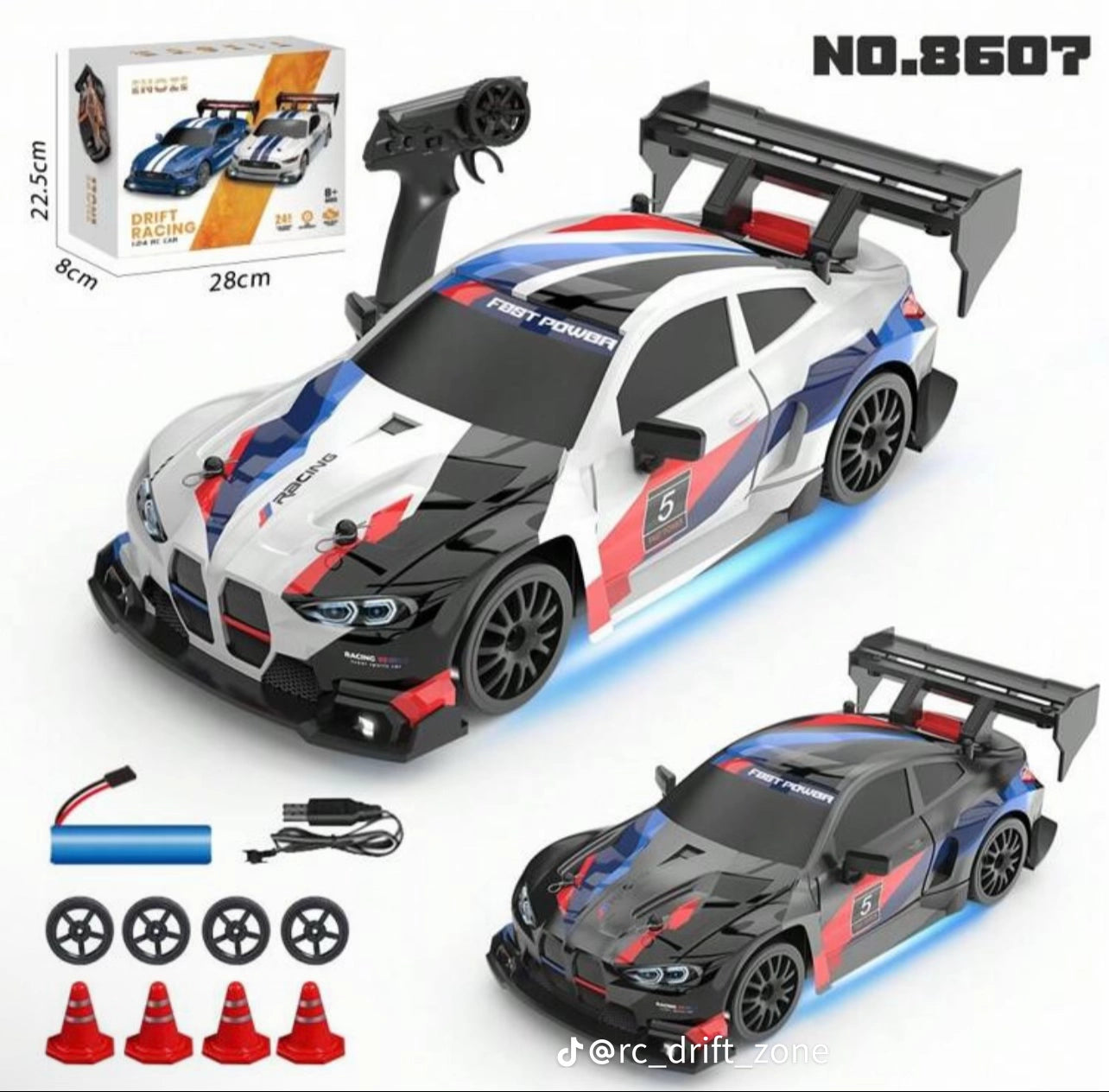 Carro Control Remoto Gt Drift Car Rc 4wd